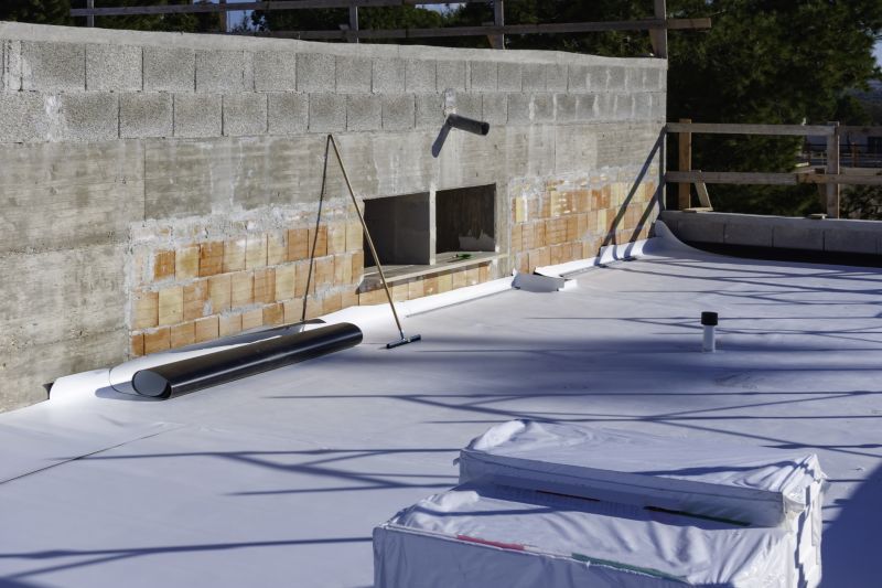 Single Ply Roof Installation